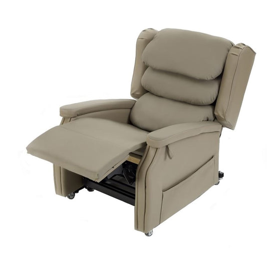 Configura Comfort Recliner/Lift Chair Small / Beige Vinyl