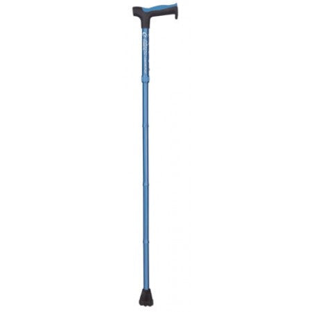 Airgo Comfort Plus Folding Walking Stick with TPR Handle Blue