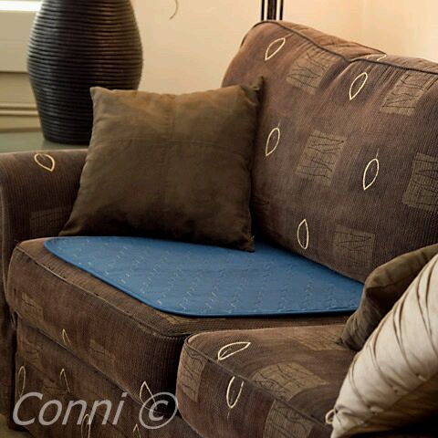 Conni Chair Pad Large - 51x61cm Teal Blue
