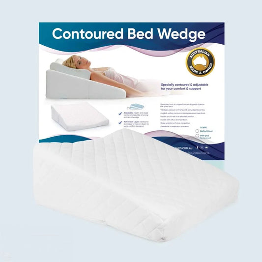 Contoured Bed Wedge Quilted + Cover