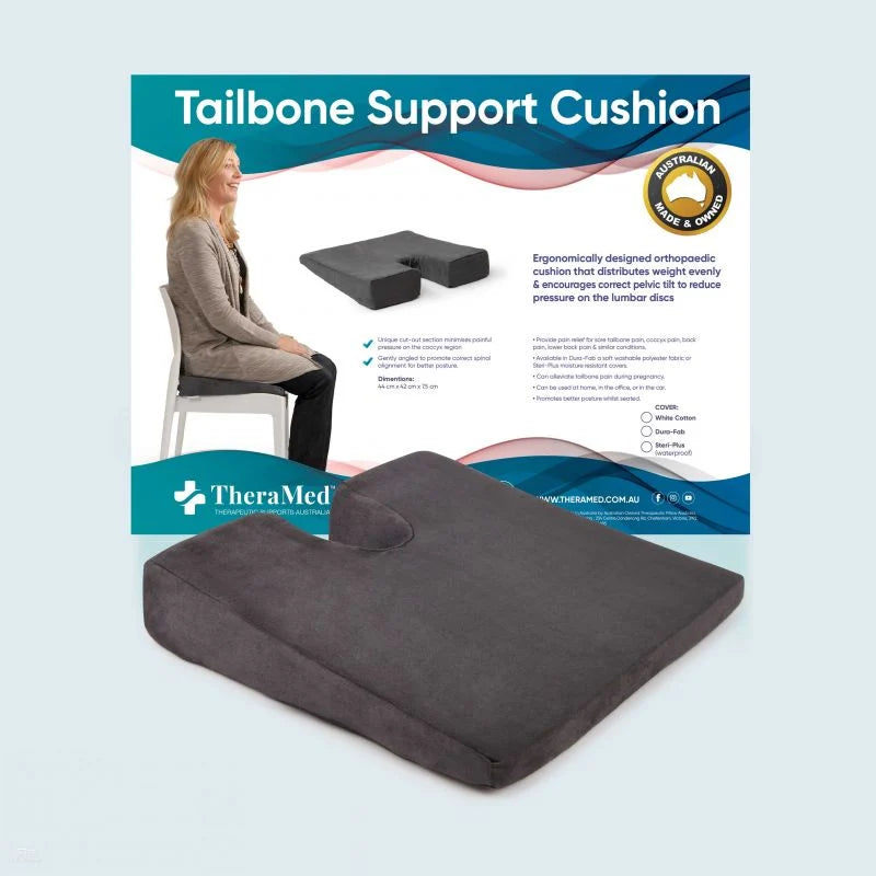 Coccyx Tailbone Wedge Cushion with - Steri Plus