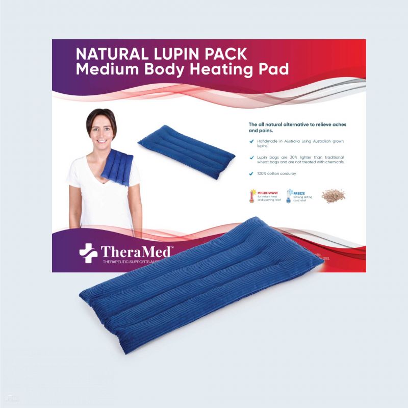 Natural Lupin Heat Pack - Medium Body Pillow Size