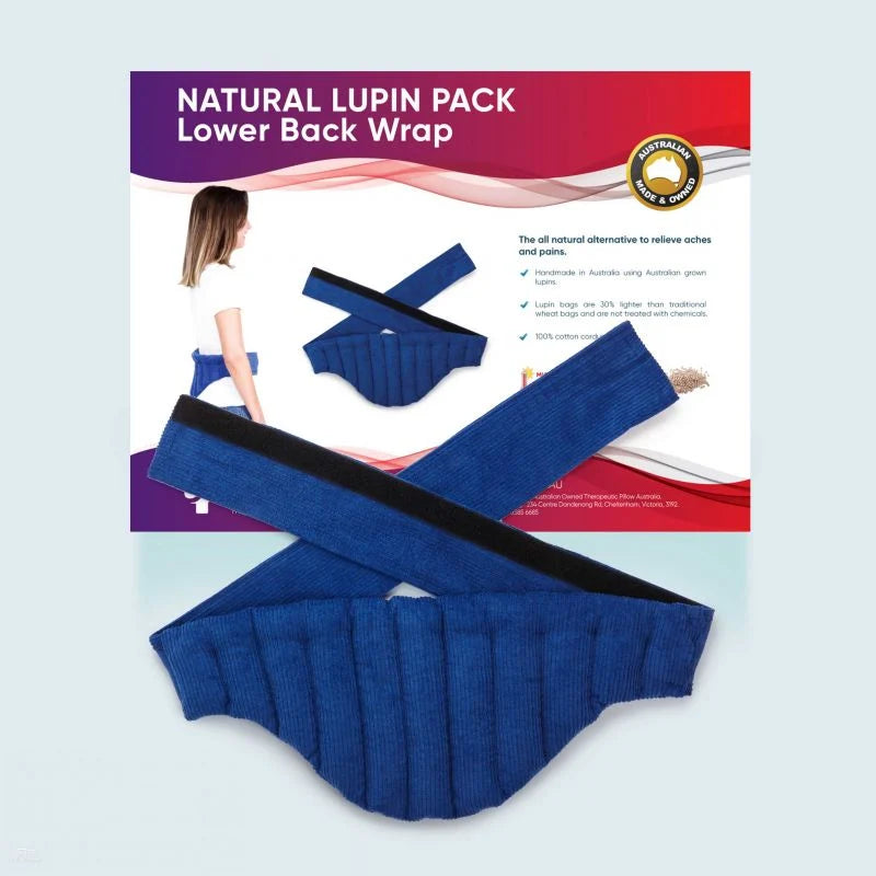 Natural Lupin Back / Hip Belt - Wraparound Natural Heat Pack