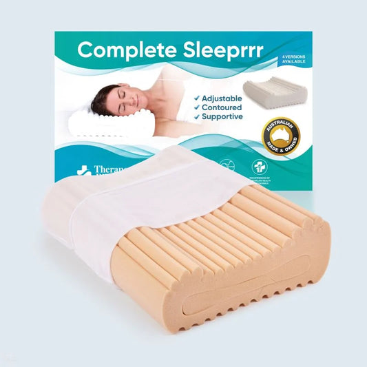 Complete Sleeprrr Pillow Plus - Adjustable Memory Foam Medium Version - Pink