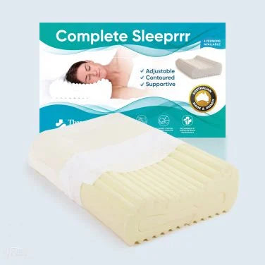 Complete Sleeprrr Pillow Traditional - Deluxe Foam Pillow - Firmer Version - Yellow
