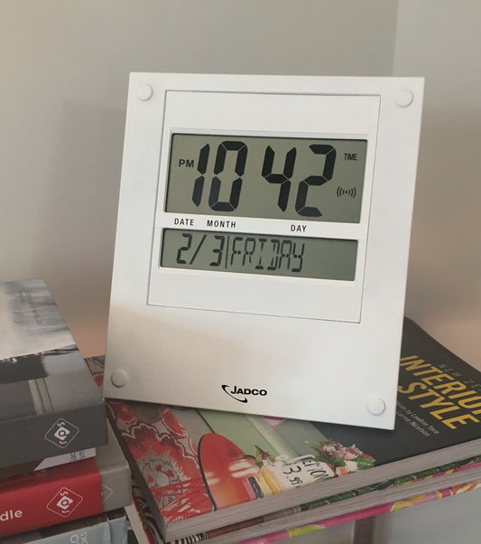 Jadco LCD Day-of-the-Week Calendar Clock