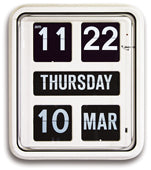 Jadco Auto Calendar with Clock includes batteries