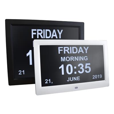 Digital LED Calendar Day Clock 10"