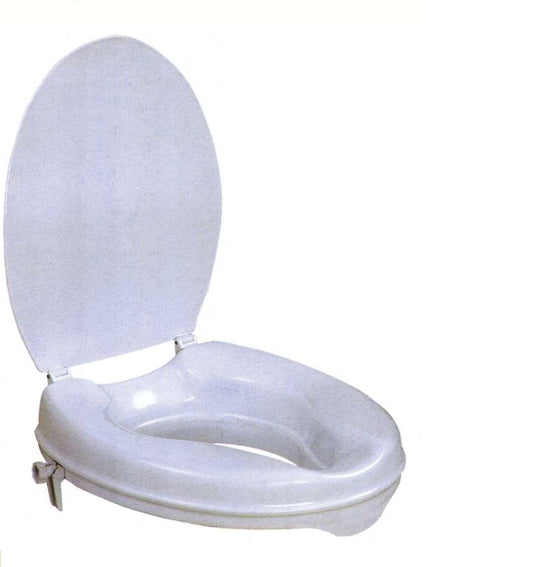 Toilet Seat Raiser with Lid 5cm