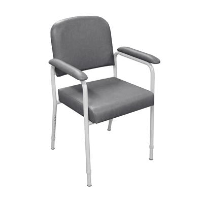 KCare Utility Chair Adjustable Height & Width Greystone