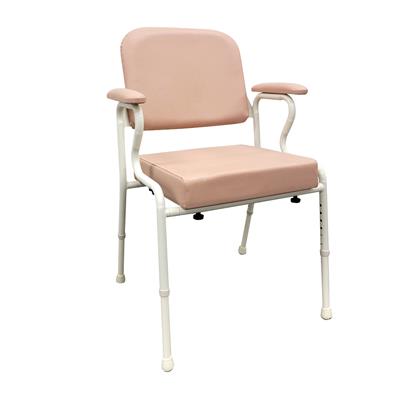 KCare Utility Desk Chair Adjustable Height & Width Champagne
