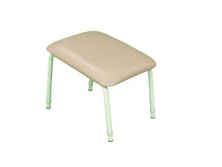 Padded Foot Stool Adjustable Champagne/Fawn