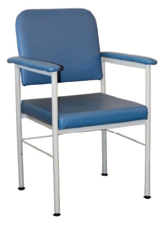 Kingston Chair Steel Blue Vinyl