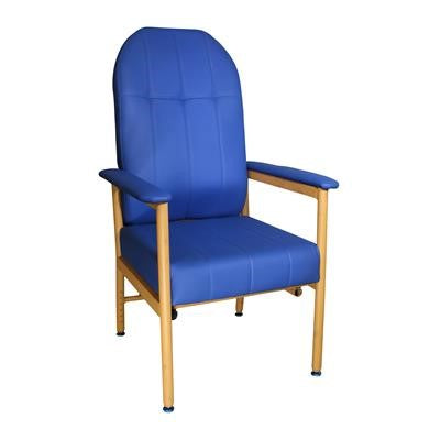 Murray Bridge Chair High Back Blue Vinyl