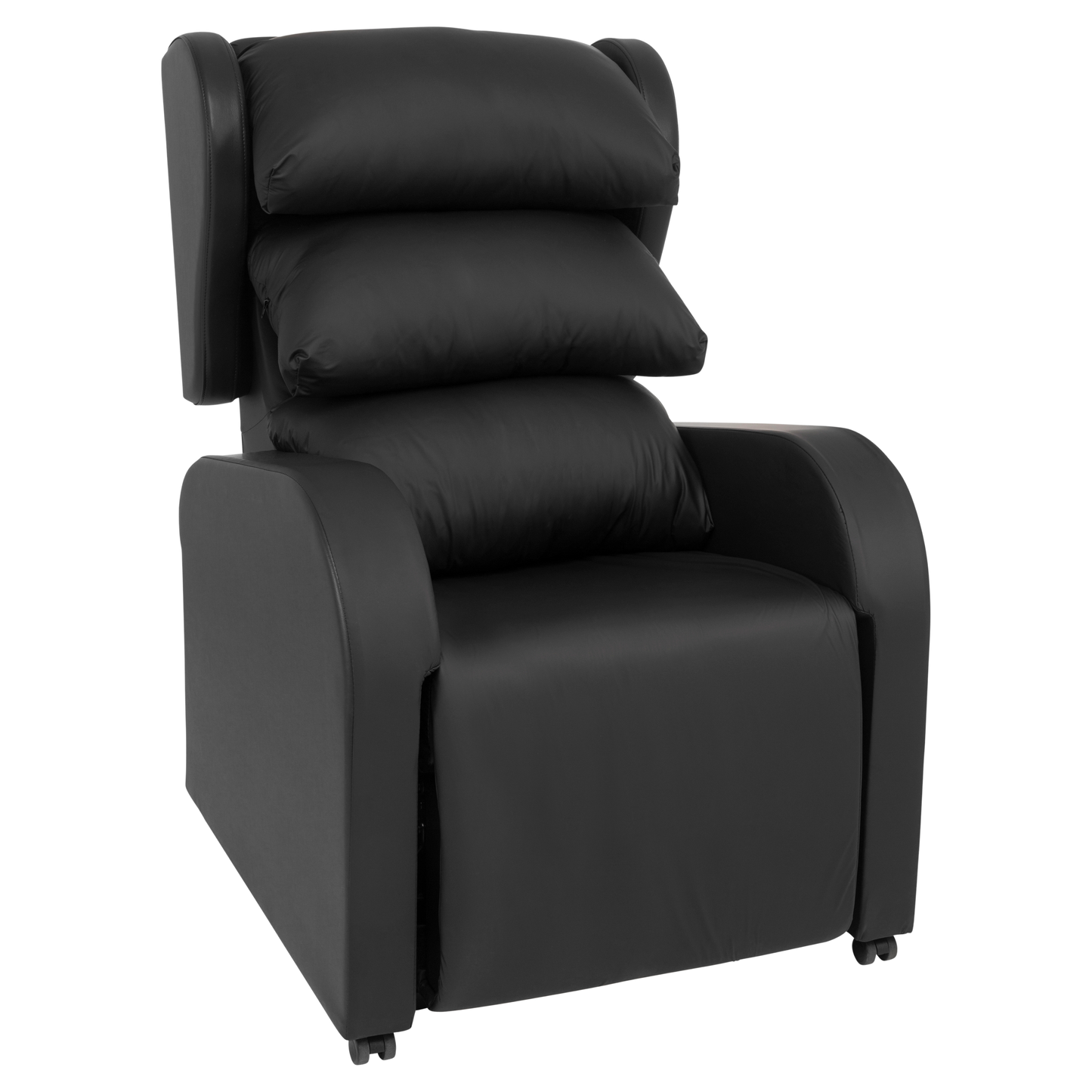 Denver Chair Seat Variable Seat Depth 47.5 - 55cm Seat Height 450mm Waterfall Back Black Width 450mm