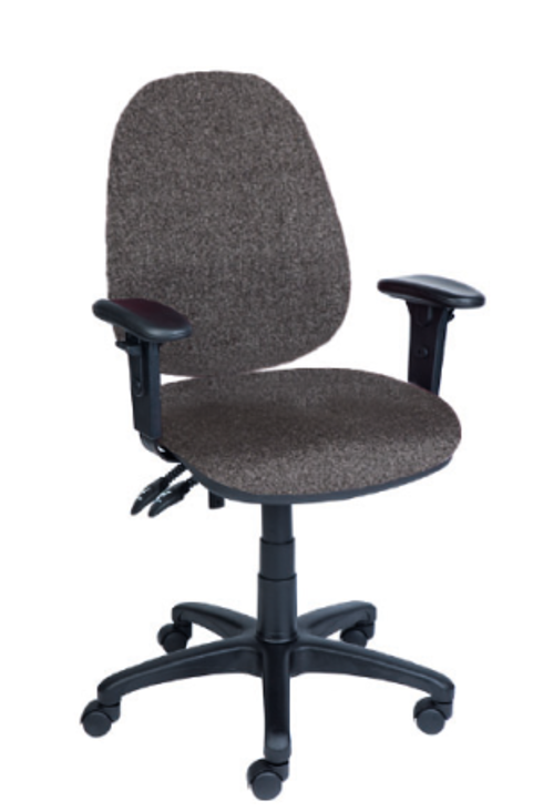 Marlo Office Chair with Arms - Charcoal