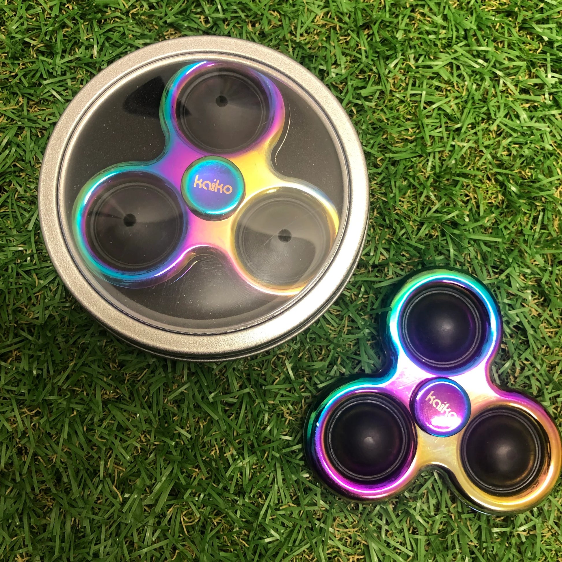 Oil slick fidget spinner shop