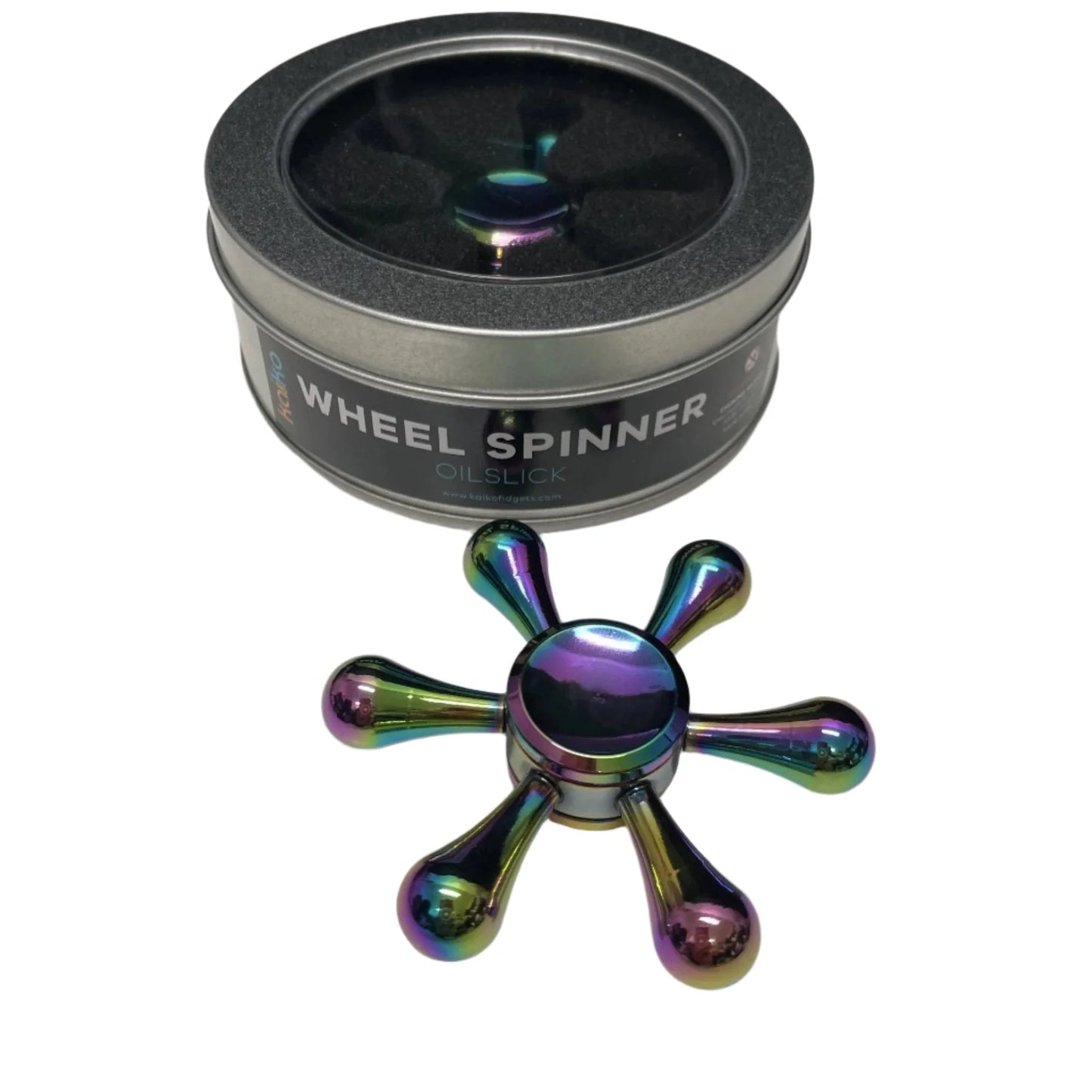 Kaiko Wheel Spinner Metal Fidget Oil Slick 100gm